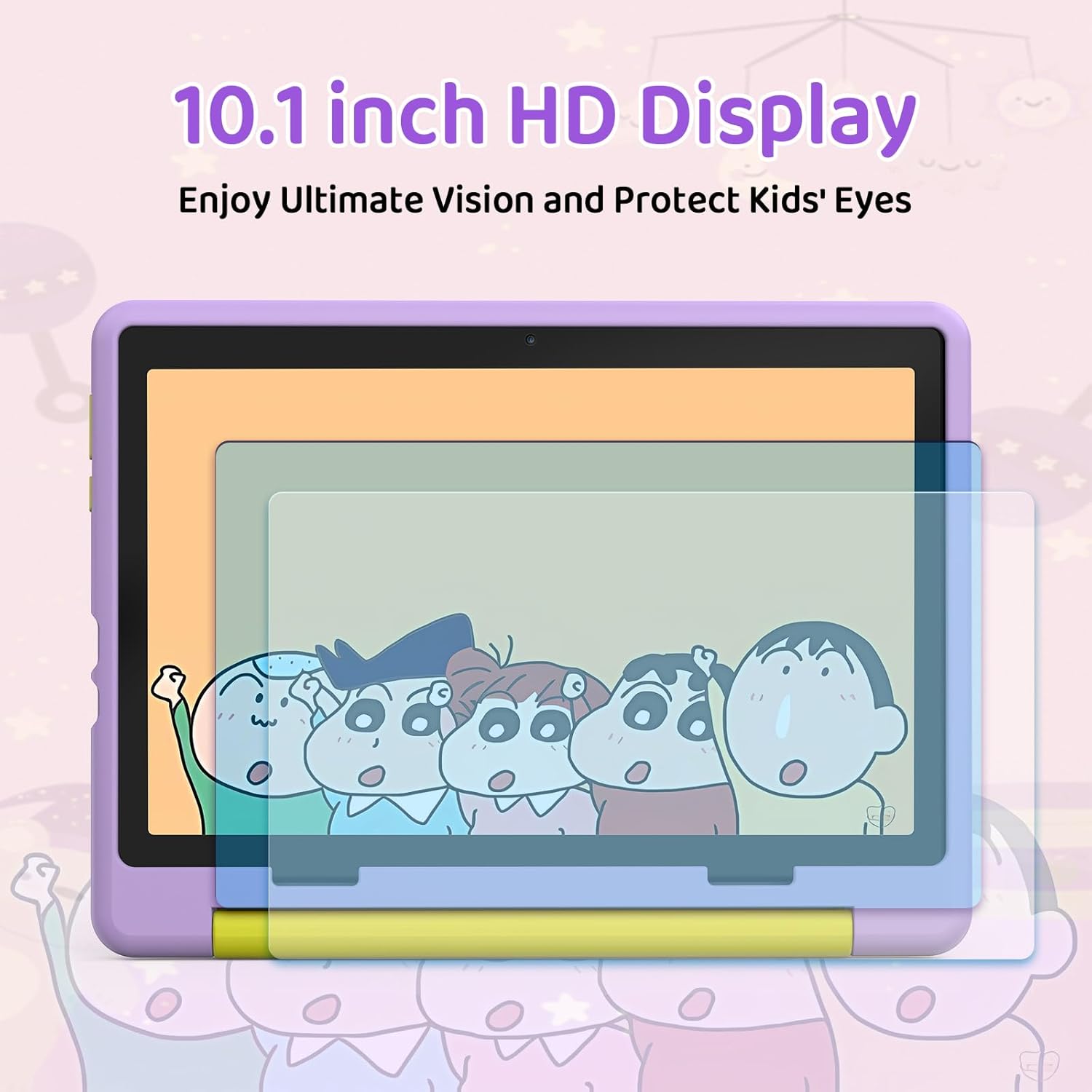 Detalle de Tablet Bambini 10" Android 15 Octa-Core: 20 GB RAM, 64 GB ROM espandibile fino a 1 TB, controllo parentale e custodia protettiva