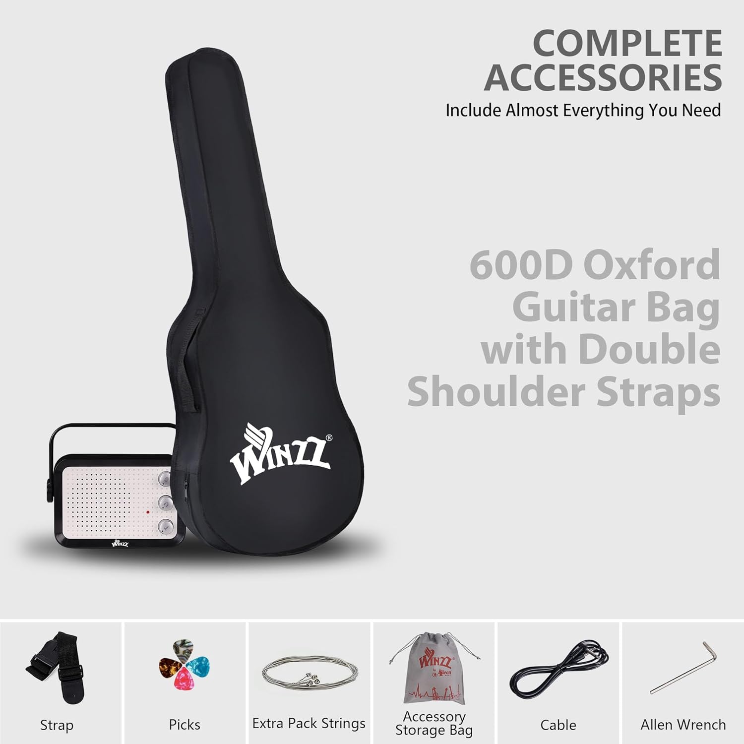 Thumbnail 5 de WINZZ EGM100 30" Kids Electric Guitar 🎸