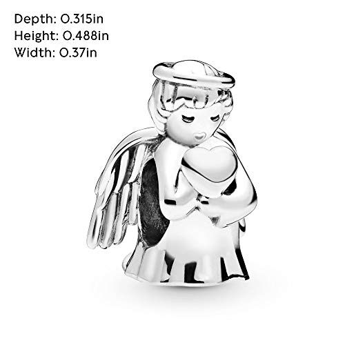 Detalle de PANDORA Charm „Engel der Liebe“ 798413C00 – Schutzengel aus Sterling-Silber
