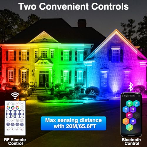 Thumbnail 8 de NATPOW Focos LED RGB para Jardín con Bluetooth 🌈