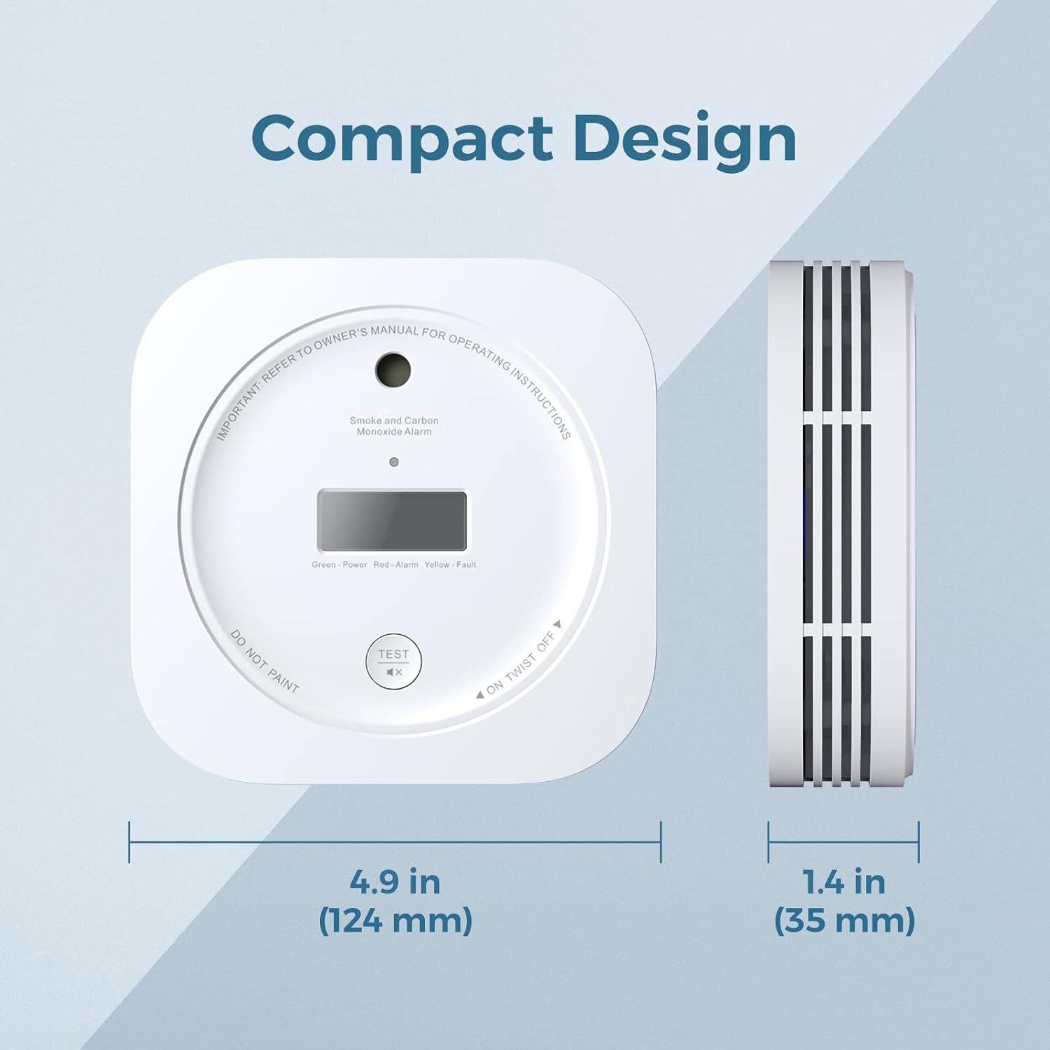 Thumbnail 5 de AEGISLINK SC200 10‑year smoke and CO alarm 📟