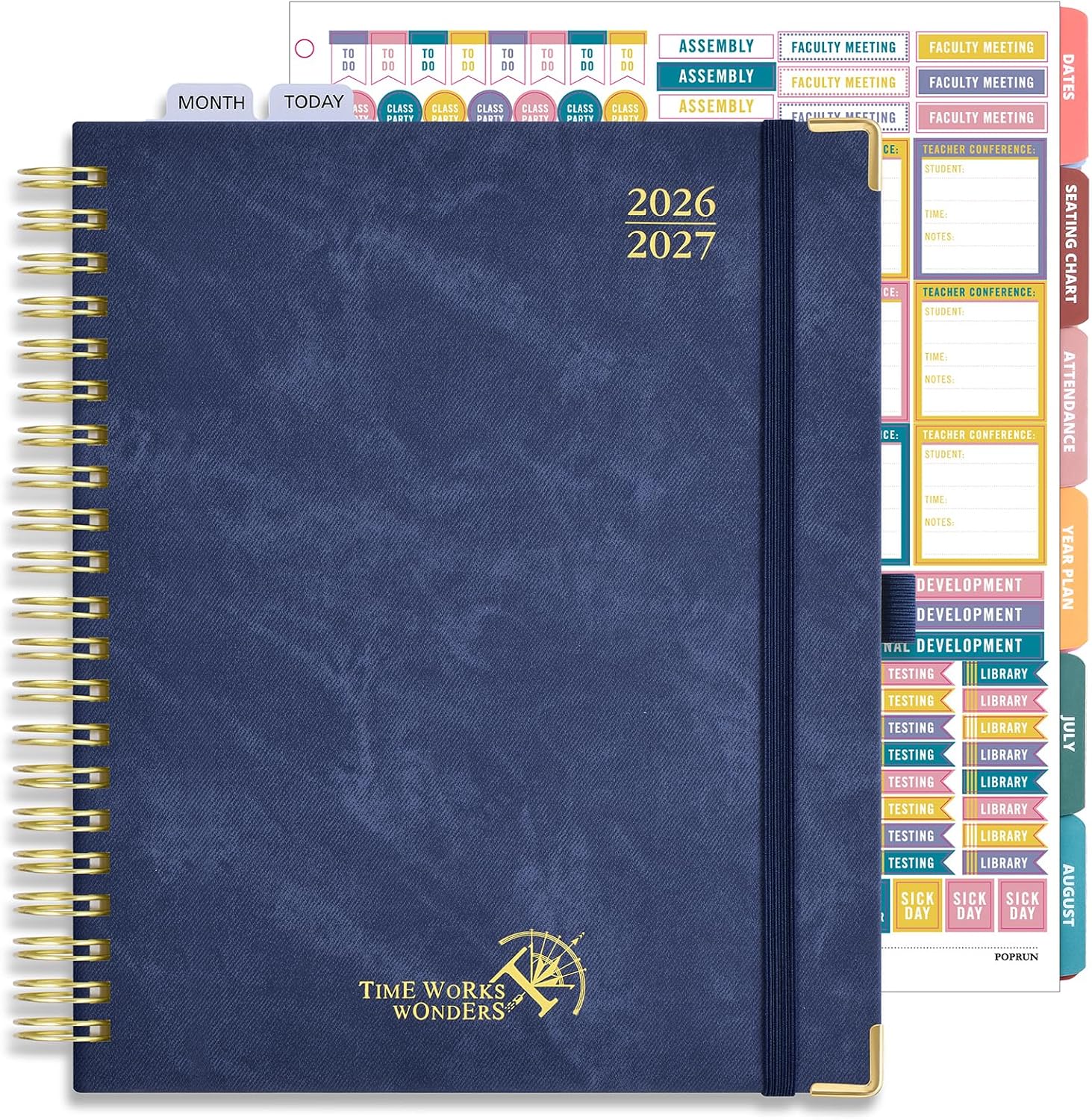 Detalle de POPRUN Teacher Planner 2026–2027