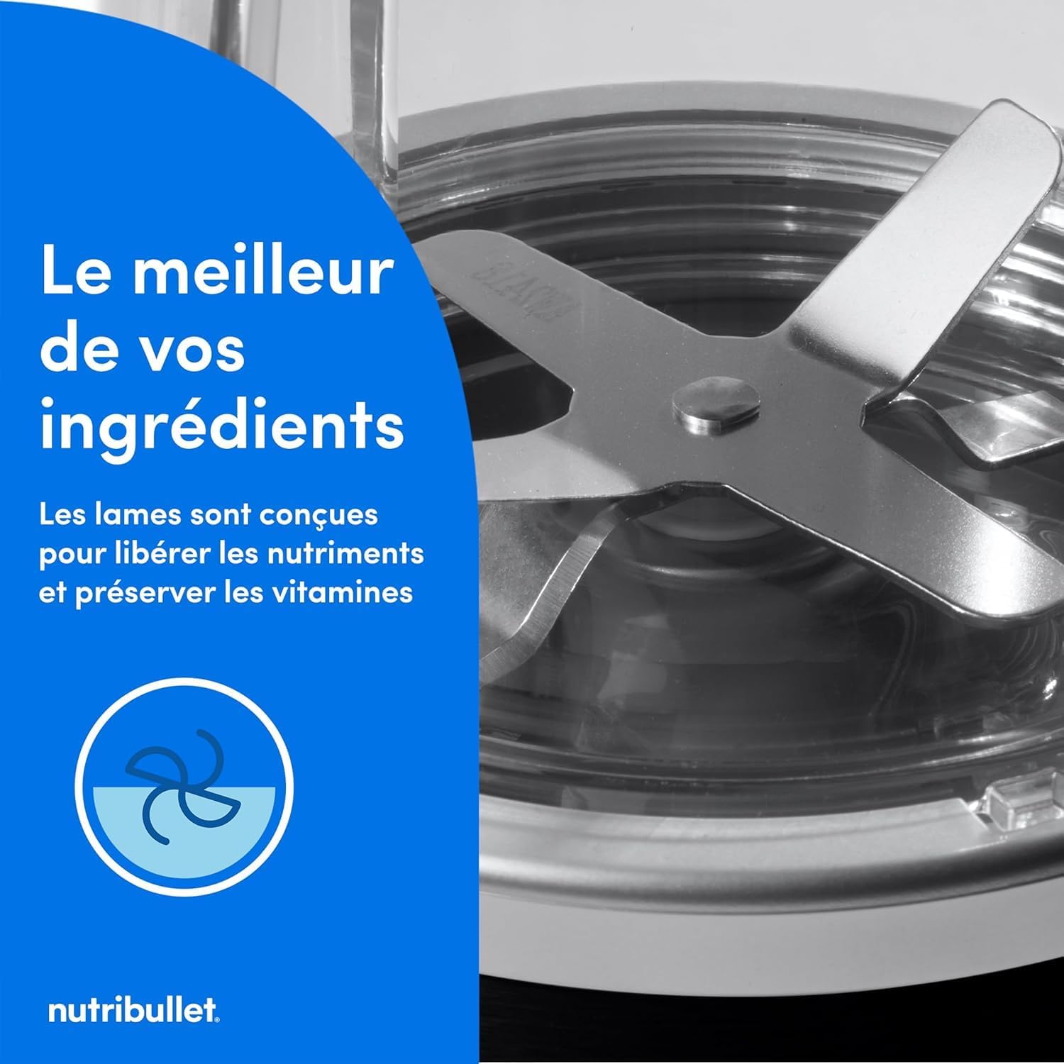 Detalle de Nutribullet Original 600W — mixeur électrique pour smoothies noir