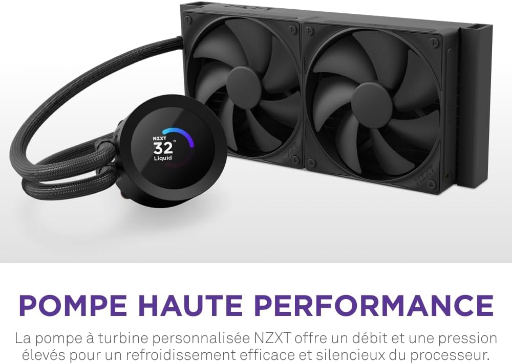 Detalle de NZXT Kraken Plus 280 CPU liquid cooler