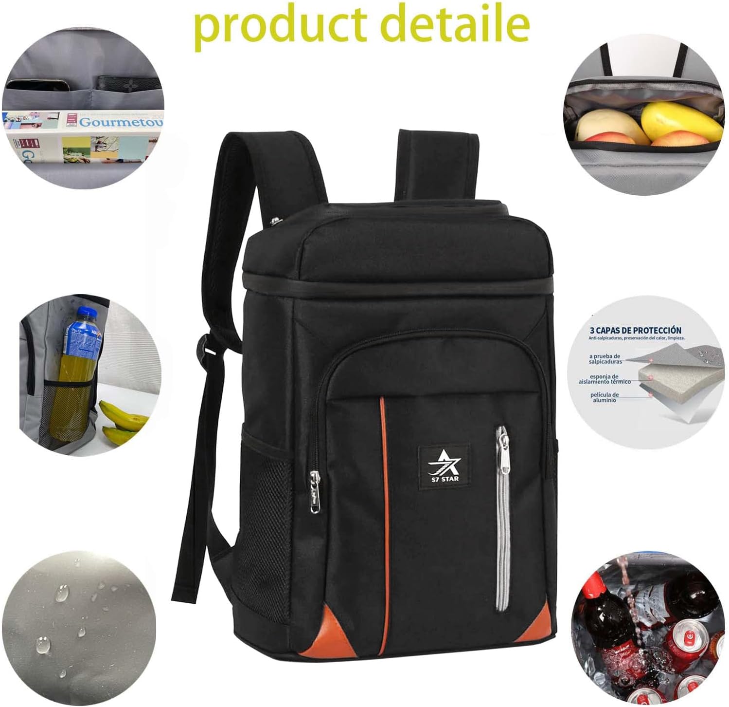 Thumbnail 4 de Mochila Nevera Isotérmica Impermeable 🏕️ - Ideal para Camping