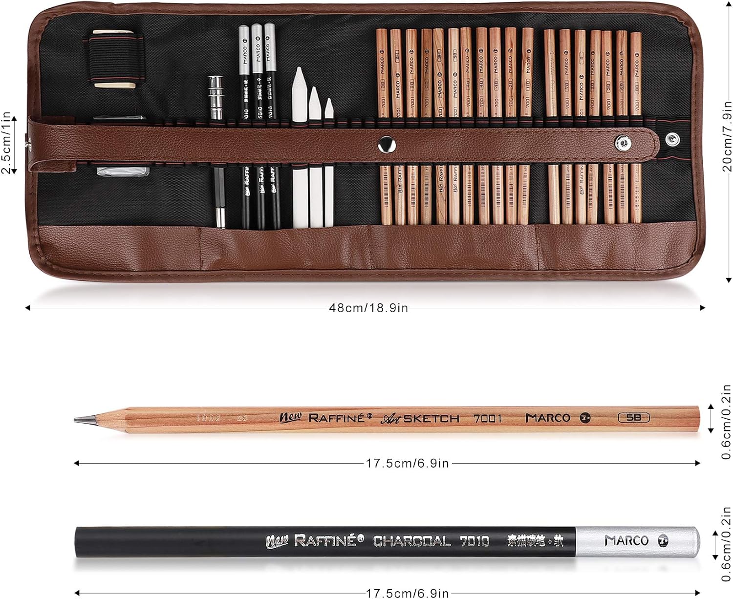 Thumbnail 5 de Yordawn Drawing Pencils Set: 29-Piece Sketching Kit for Artists, Beginners and Students