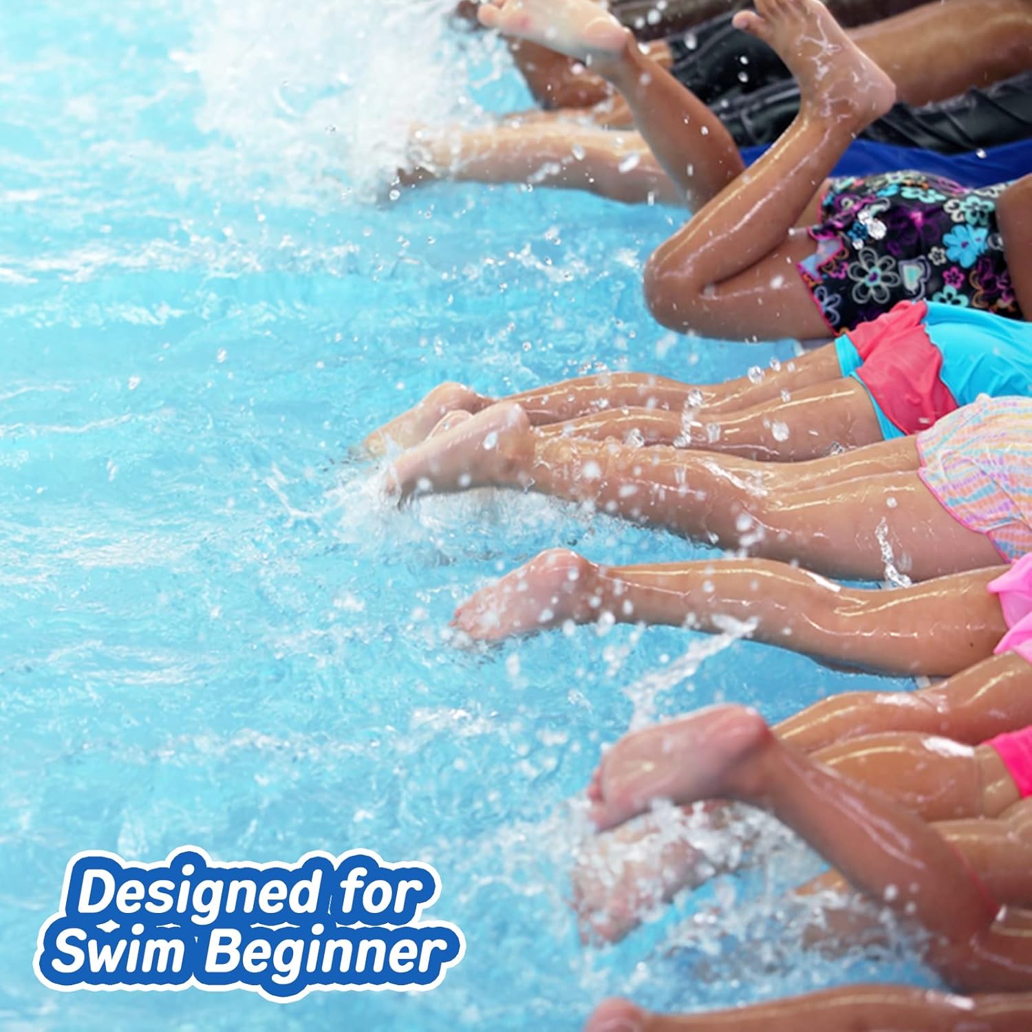 Detalle 2 de MoKo Schwimmbrett mit Griffen (Kickboard) für Kinder und Erwachsene – Cartoon Swim Float Trainingsausrüstung