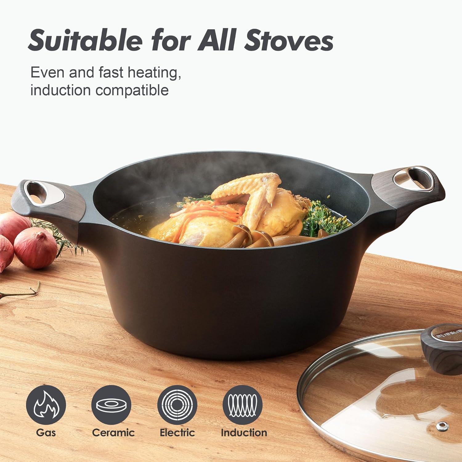 Thumbnail 5 de SENSARTE Nonstick Stock Pot 8.5 QT