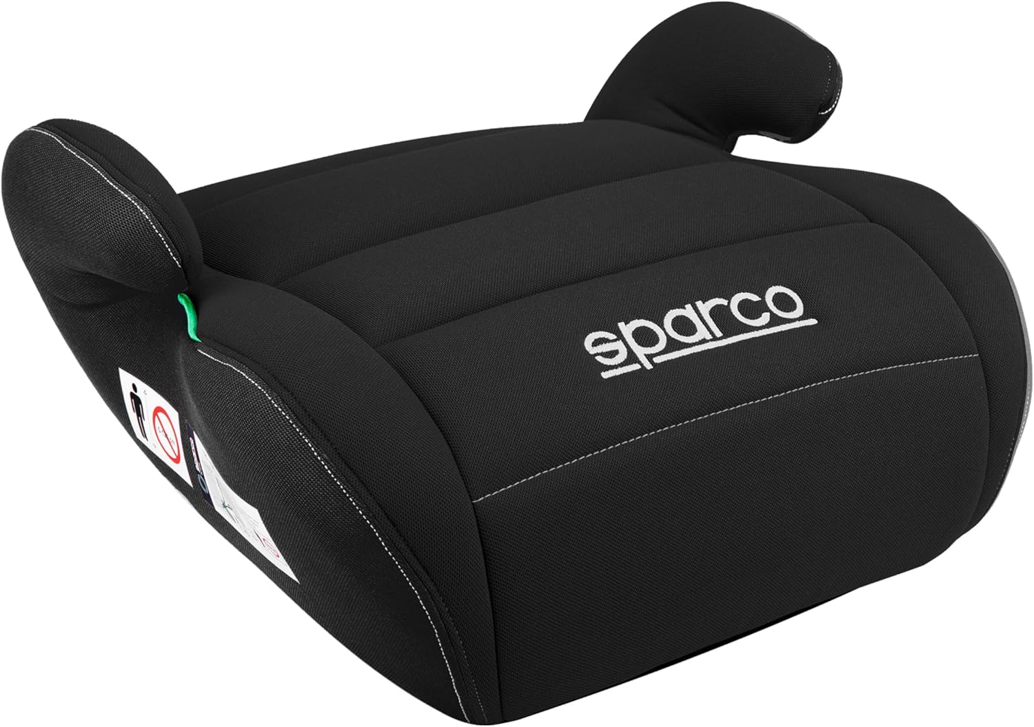 Detalle de Sparco Rialzo per seggiolino auto i-Size Nero (125–150 cm) con rivestimento lavabile 3 cm