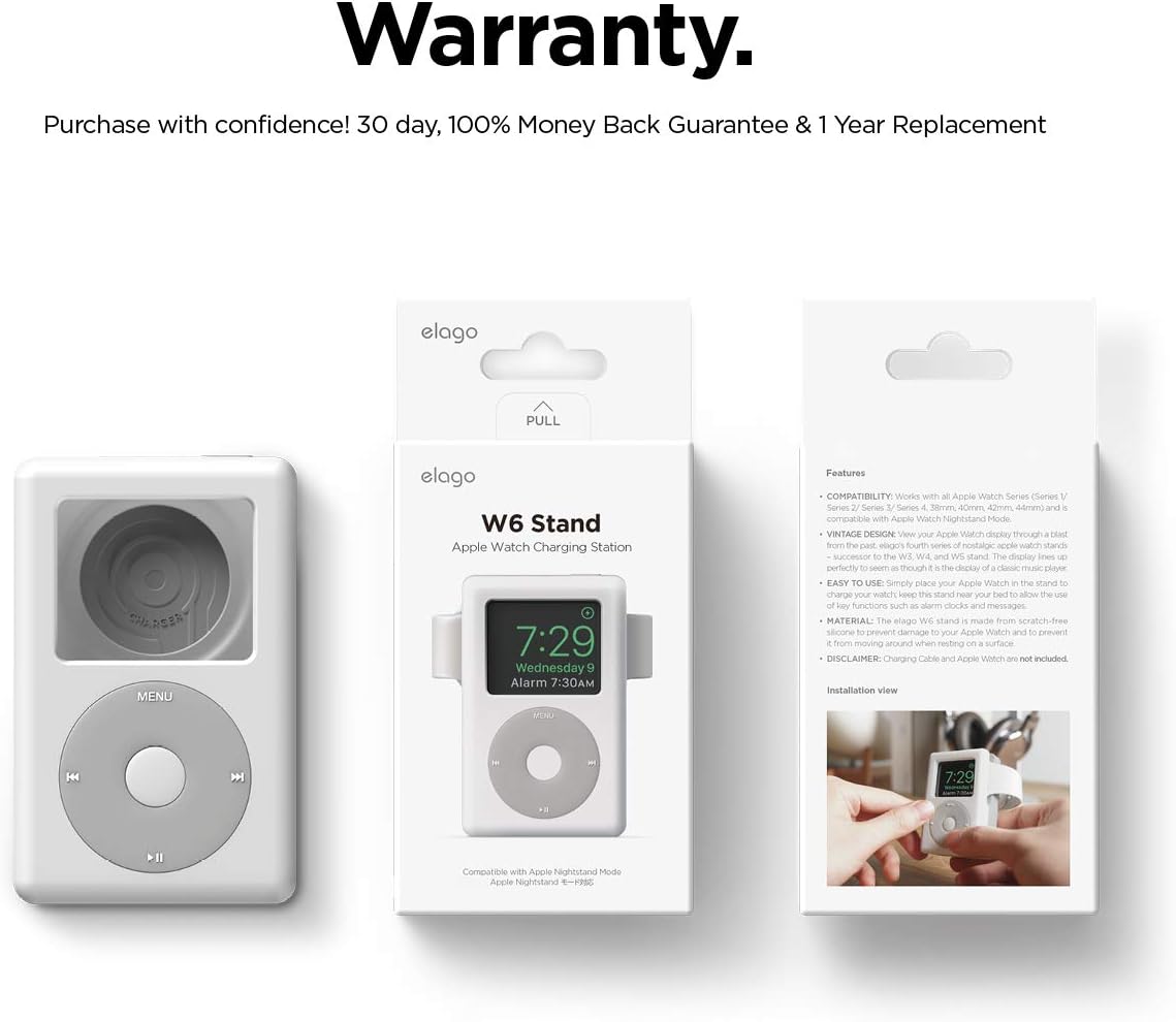 Thumbnail 6 de elago W6 Stand for Apple Watch: Vintage Design, Modern Convenience