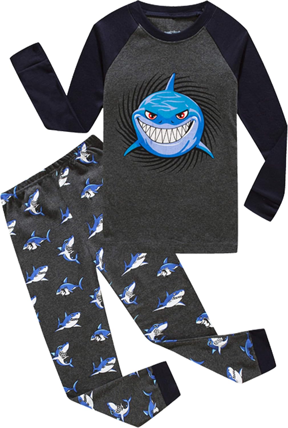 Detalle de Family Feeling CCsayu24-1115 Boys' Cotton Pajama Set with Tee and Pants