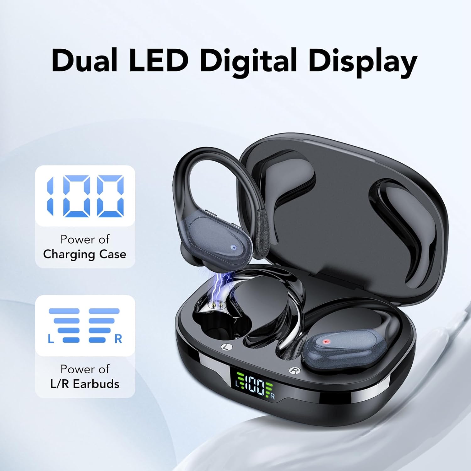 Detalle 2 de CASCHO Bluetooth Kopfhörer Sport 60 Std.