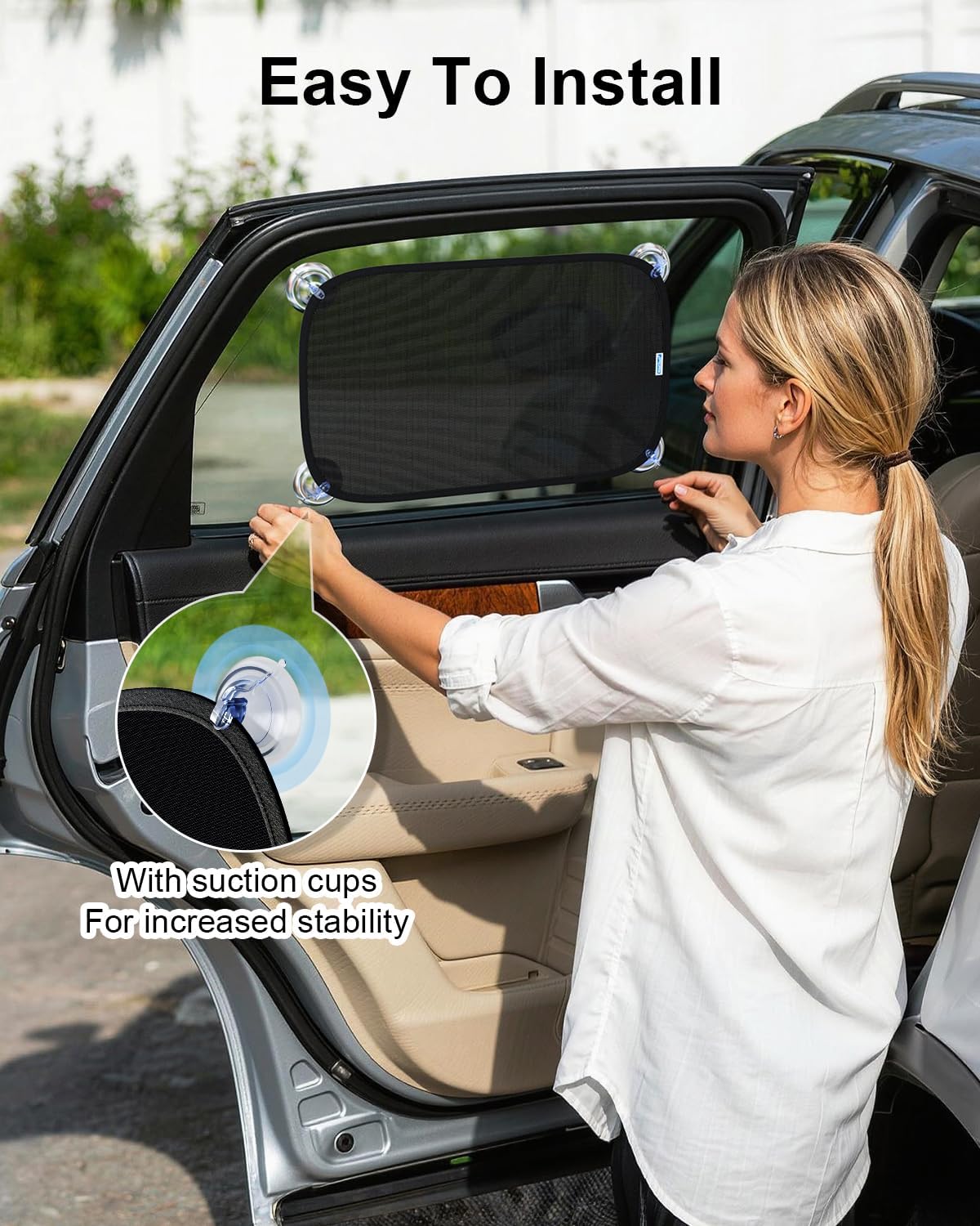 Thumbnail 3 de PEMOTech car window shade 2 pack