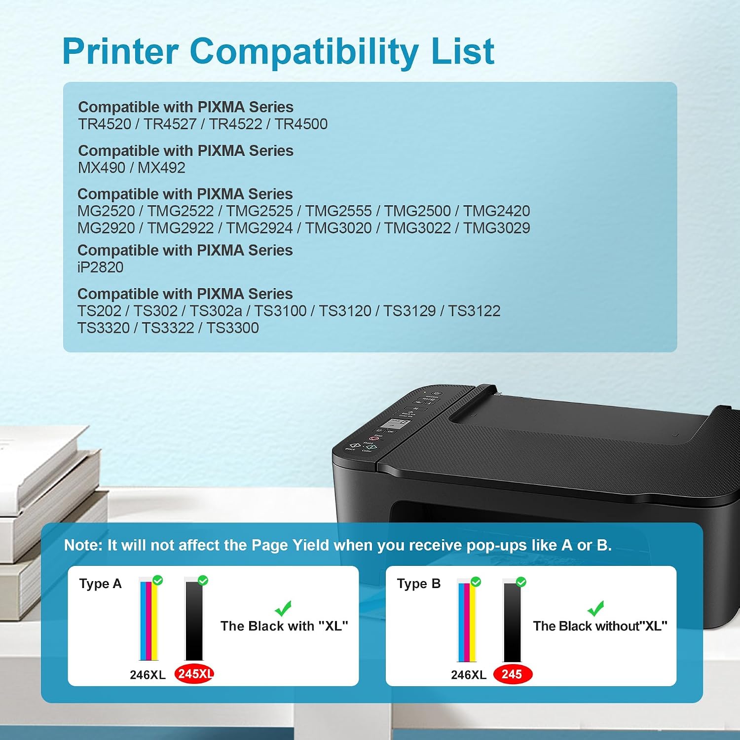 Detalle 2 de 245XL Black Ink Cartridge Replacement