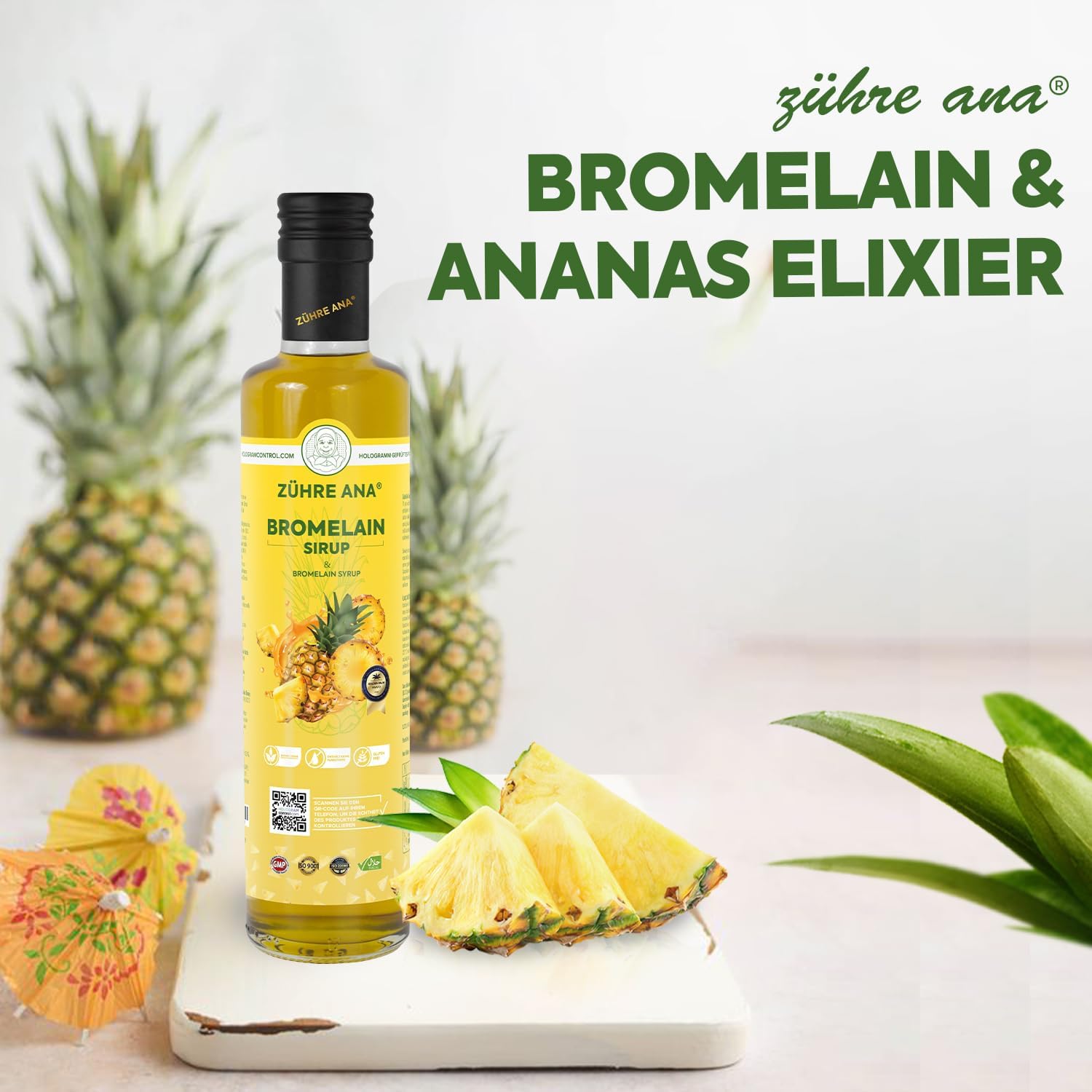 Thumbnail 2 de Zühre Ana® Bromelain Sirup 250 ml 🍯