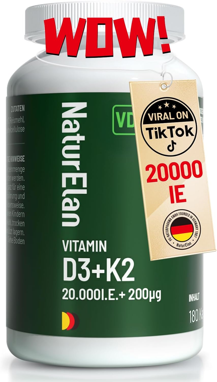 Detalle de Vitamin D3 K2 hochdosiert 20000 I.E.