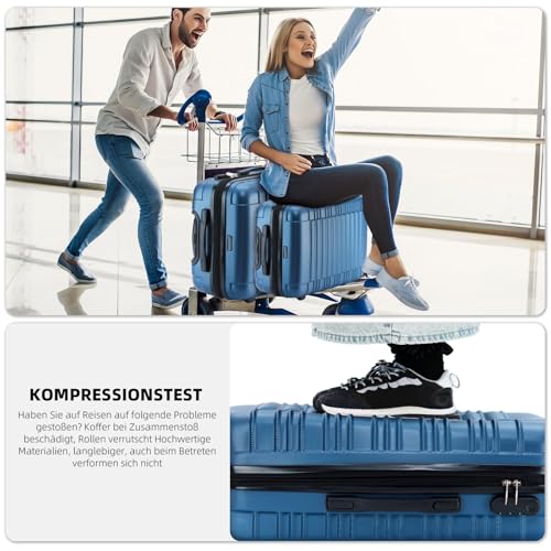 Thumbnail 3 de BEIBYE Reisekoffer 2088 Hartschalekoffer – robuster ABS-Koffer, 45 L, erweiterbar, 4-Rollen