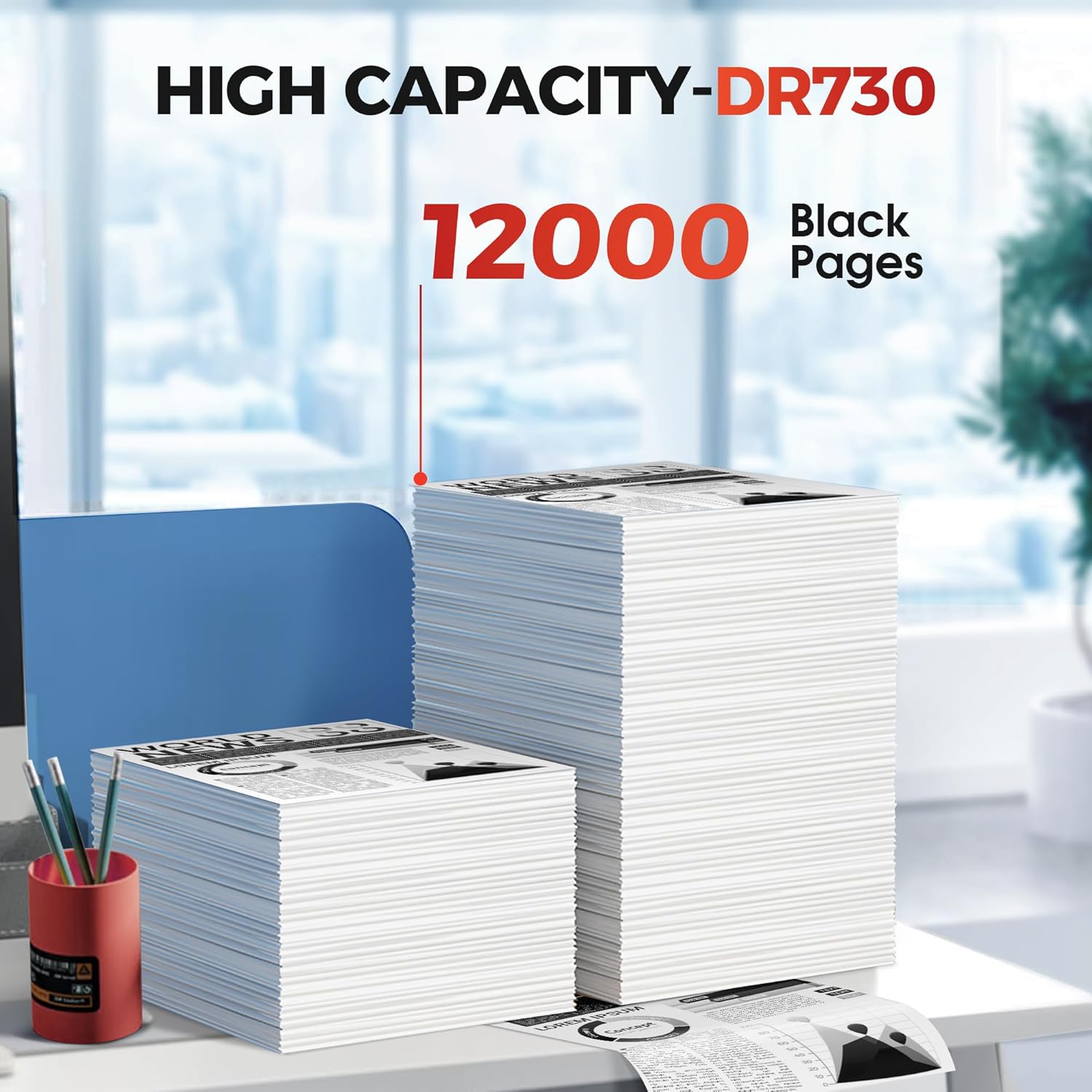 Thumbnail 2 de Brother DR730 Replacement Drum 2-Pack for Laser Printers 🖨️