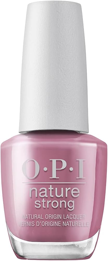Detalle de OPI Nature Strong Smalto Viola Rosa vegano a origine naturale, 15 ml
