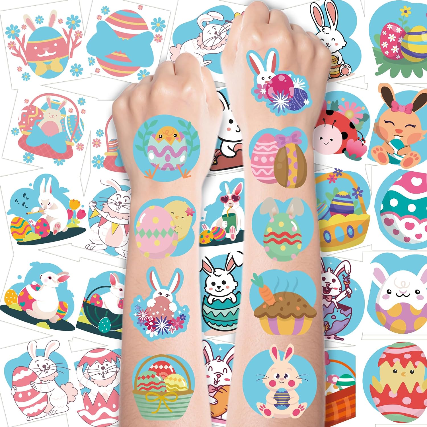 Thumbnail 6 de 120-Pack Cupid and Valentine Temporary Tattoos for Skin and Smooth Surfaces
