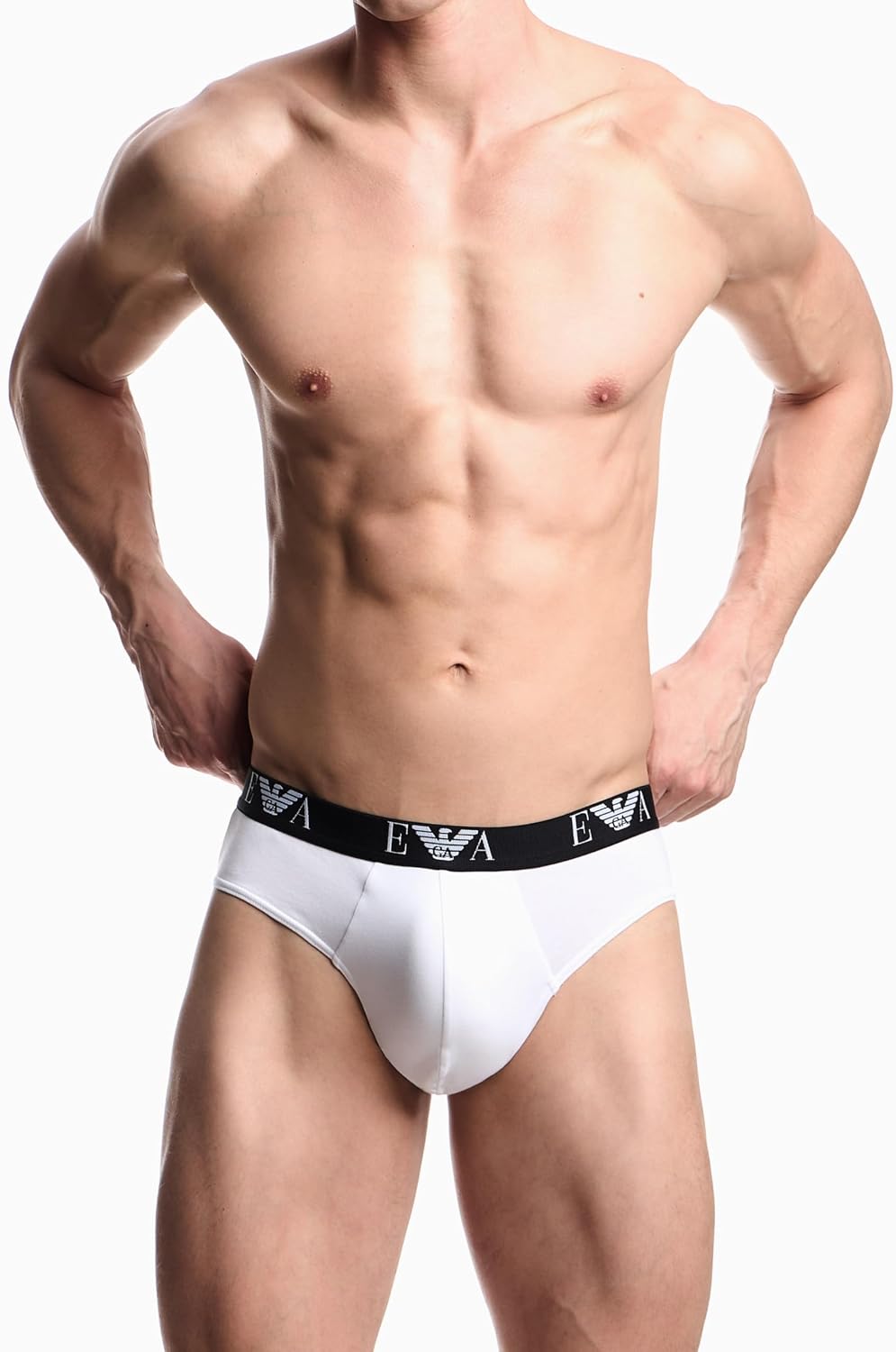 Detalle de Emporio Armani Bold Monogram 3-Pack mutande uomo