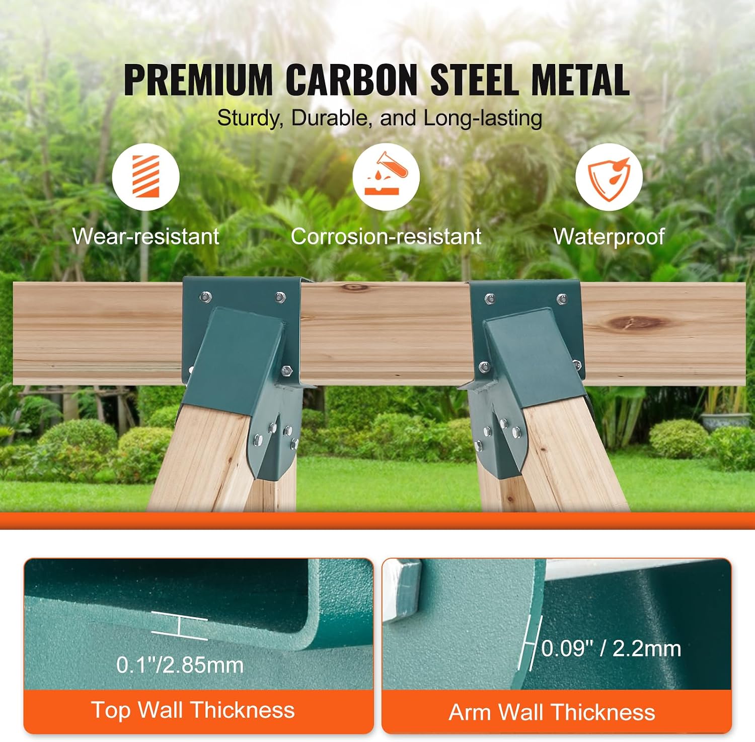 Detalle de VEVOR A-Frame Swing Brackets 2 pc