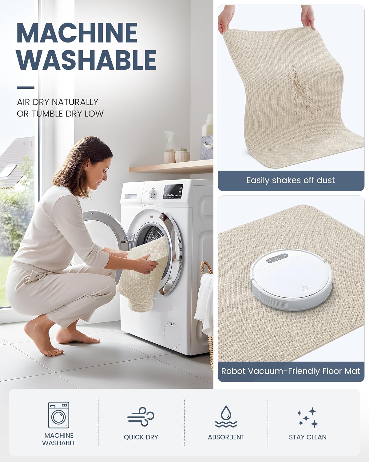 Detalle 2 de Smiry Bath Mat 30x20