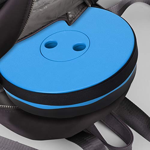 Detalle 2 de Fiqops 2X Tragbarer Klapphocker – verstellbar, belastbar bis 180 kg, kompakt & leicht transportierbar