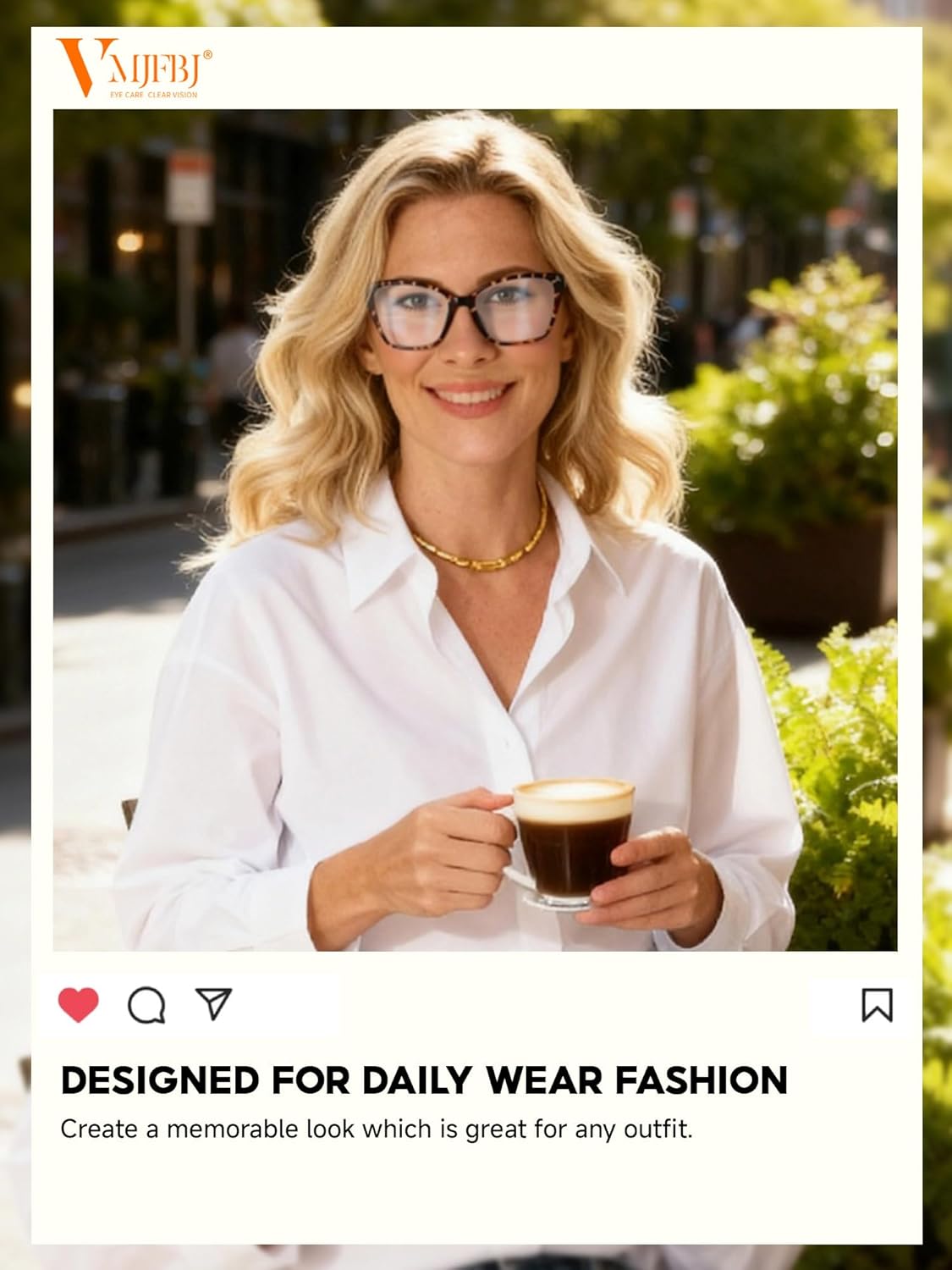 Thumbnail 1 de VMJFBJ Blue Light Glasses Womens Cat Eye