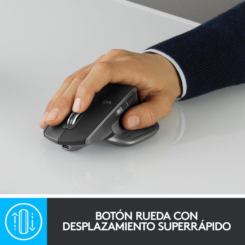 Thumbnail 2 de Logitech MX Master 2S: Ratón inalámbrico de precisión con FLOW y 4000 DPI