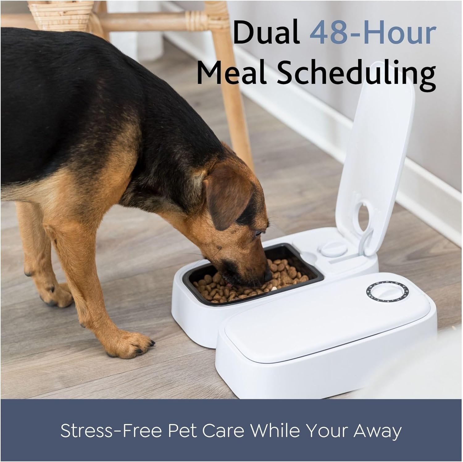 Thumbnail 1 de Trixie TX2 distributore automatico di alimenti da 300 ml (bianco/nero)