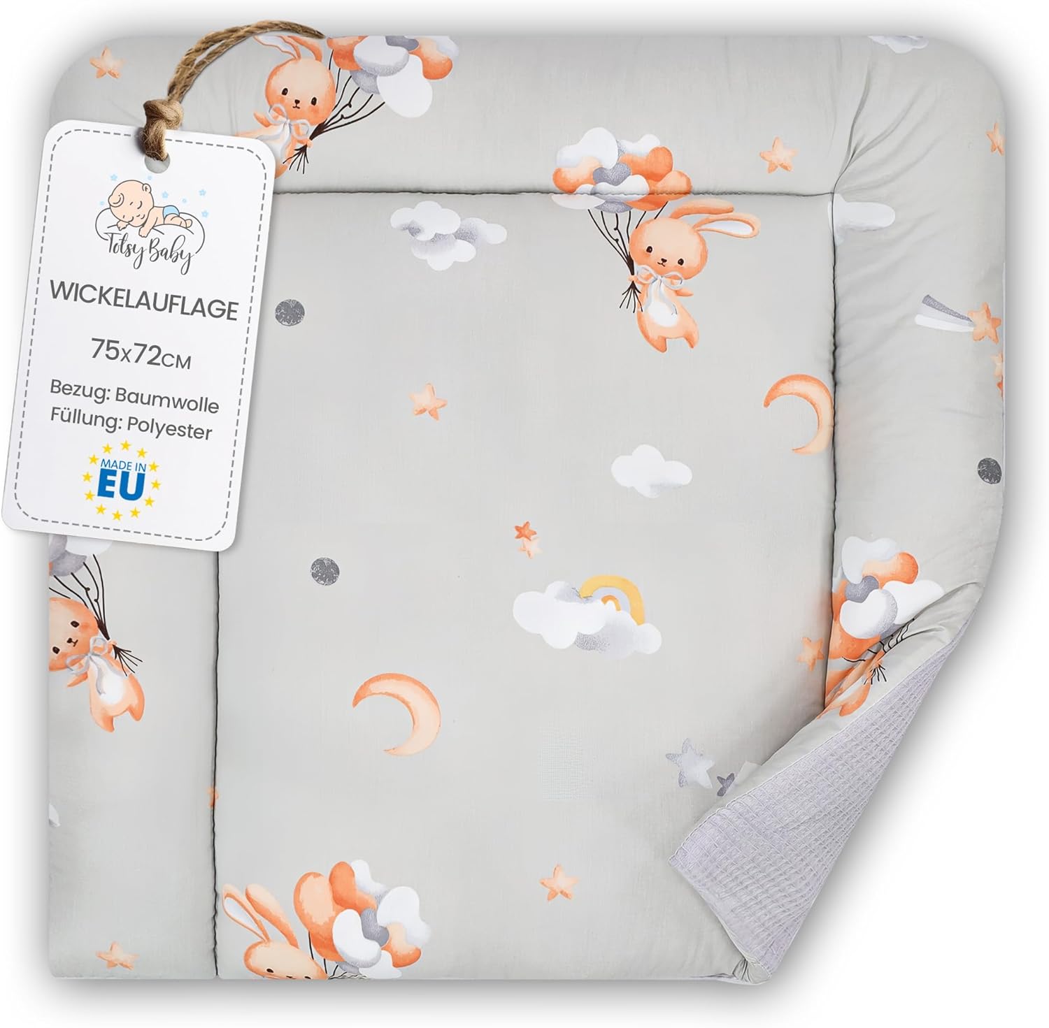 Colchon cambiador bebe comoda 75x72 cm