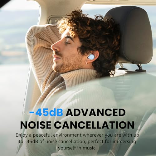 Detalle de TOZO Hybrid écouteurs Bluetooth 5.3 avec ANC, 59 h d'autonomie