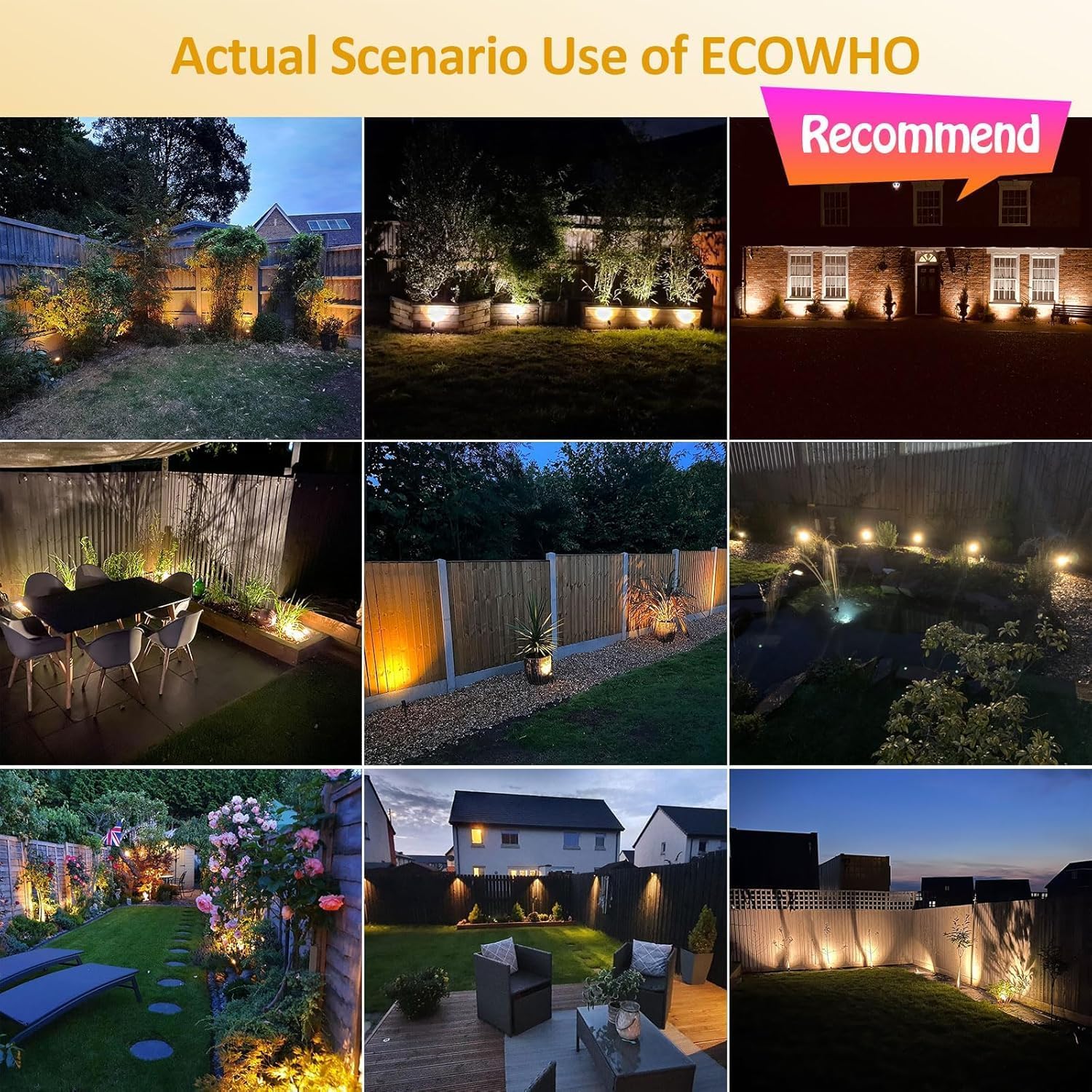Thumbnail 6 de ECOWHO ECOWHO Garden Spotlights 12V 6-pack
