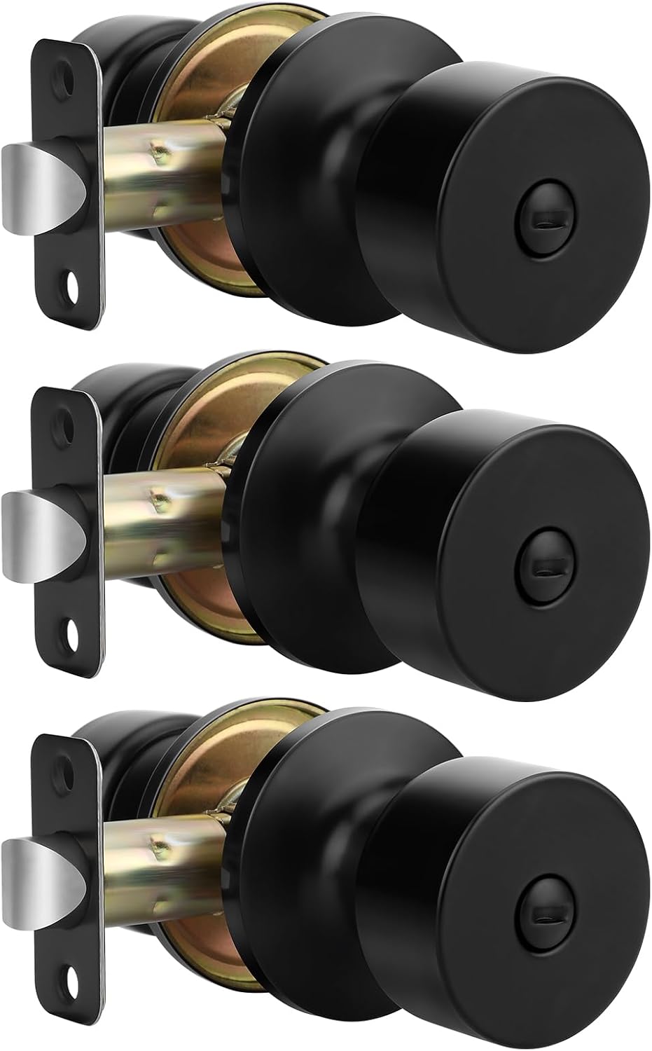 Detalle de Goldenwarm Privacy Door Knobs 3-Pack