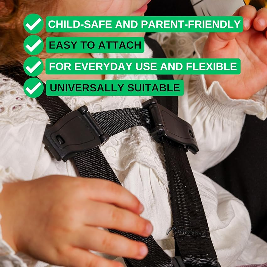 Thumbnail 1 de Protection de boucle pour siège d’enfant, 2 pièces, 15 cm ⚙