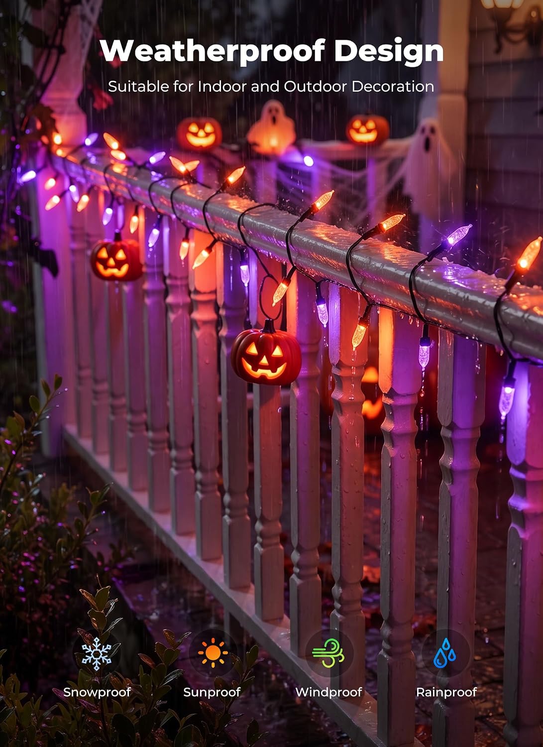 Thumbnail 3 de Brightown Halloween String Lights, 2-Pack