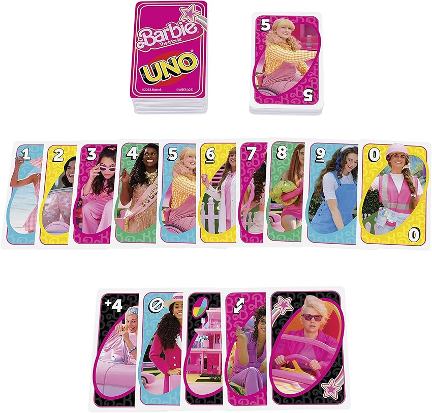 Thumbnail 2 de Mattel Games UNO Barbie The Movie — Juego de cartas familiar