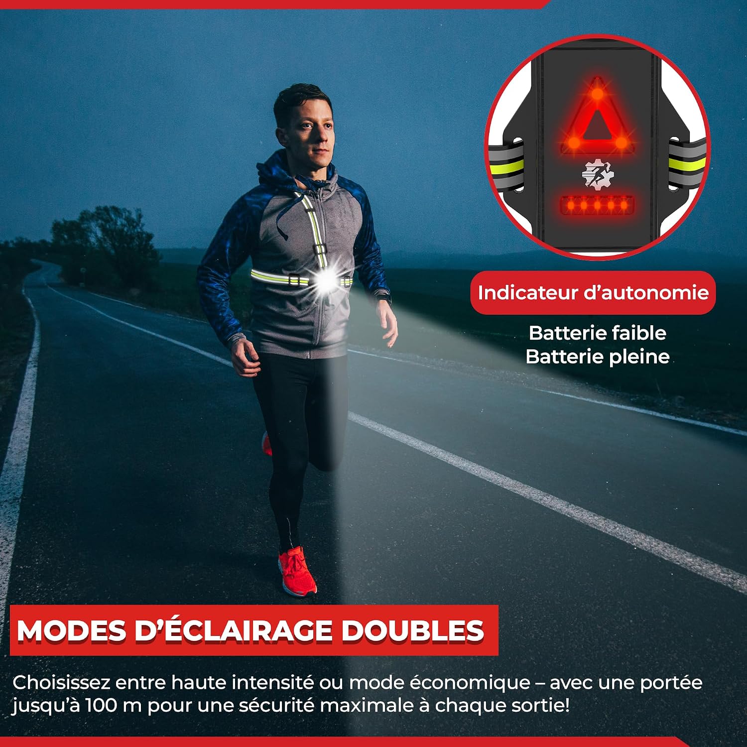 Thumbnail 5 de LUMEFIT Lampe Course à Pied 500 lumens