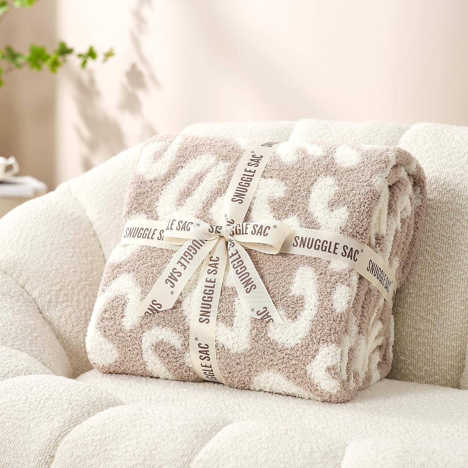 Thumbnail 6 de Snuggle Sac Leopard Throw Blanket 50x60 in 🛋