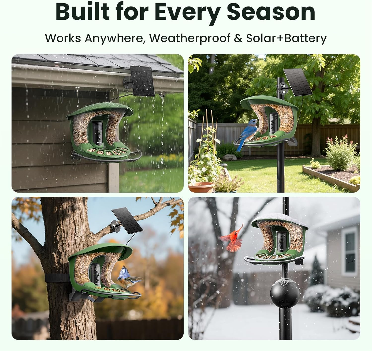 Thumbnail 4 de Birdfy Feeder 2 upgraded dual-lens bird feeder camera with auto-trace and smart capture