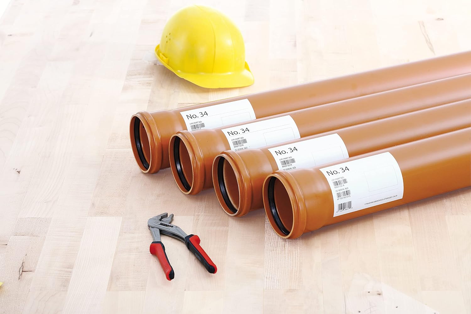 Detalle de HERMA 9538 weerbestendige folie-etiketten, A4, 99,1 x 42,3 mm, mat wit