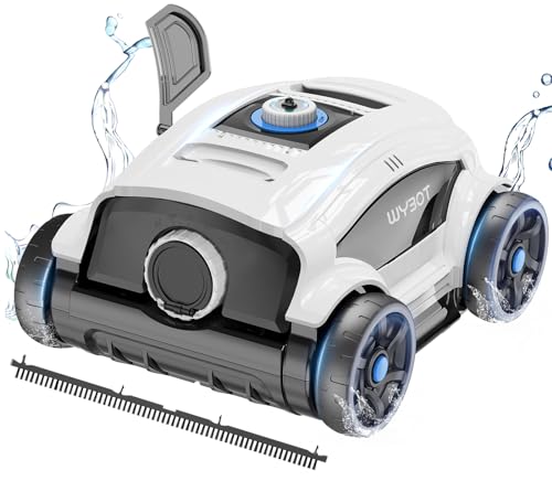 Detalle de WYBOT Robot limpiafondos de piscina sin cable — 130 minutos, hasta 100㎡