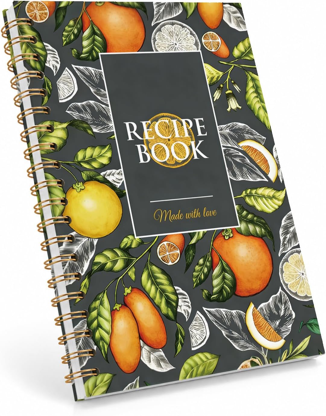 Detalle de NaZaUK Recipe Notebook, 8.3 x 5.5-Inch