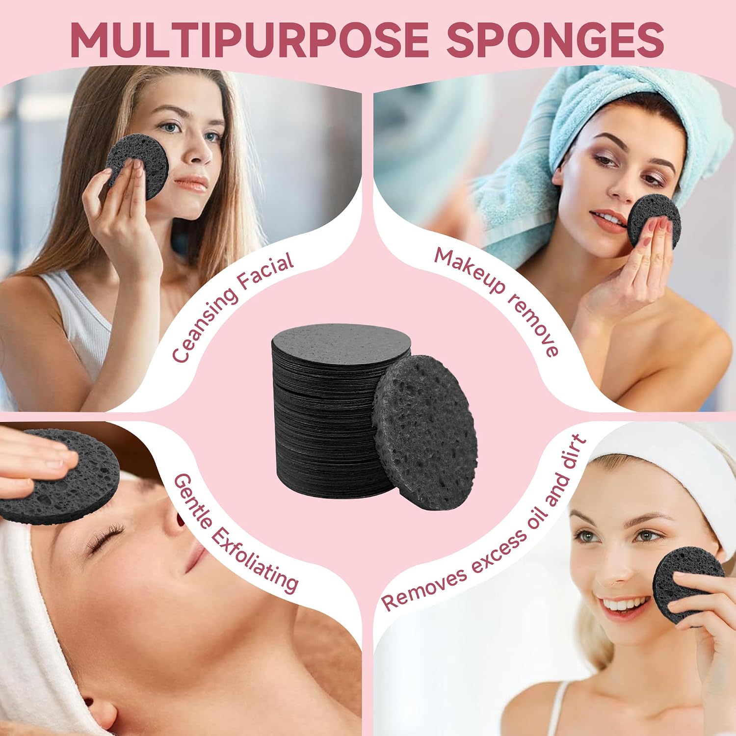 Thumbnail 1 de Compressed Facial Sponges, 100 Count