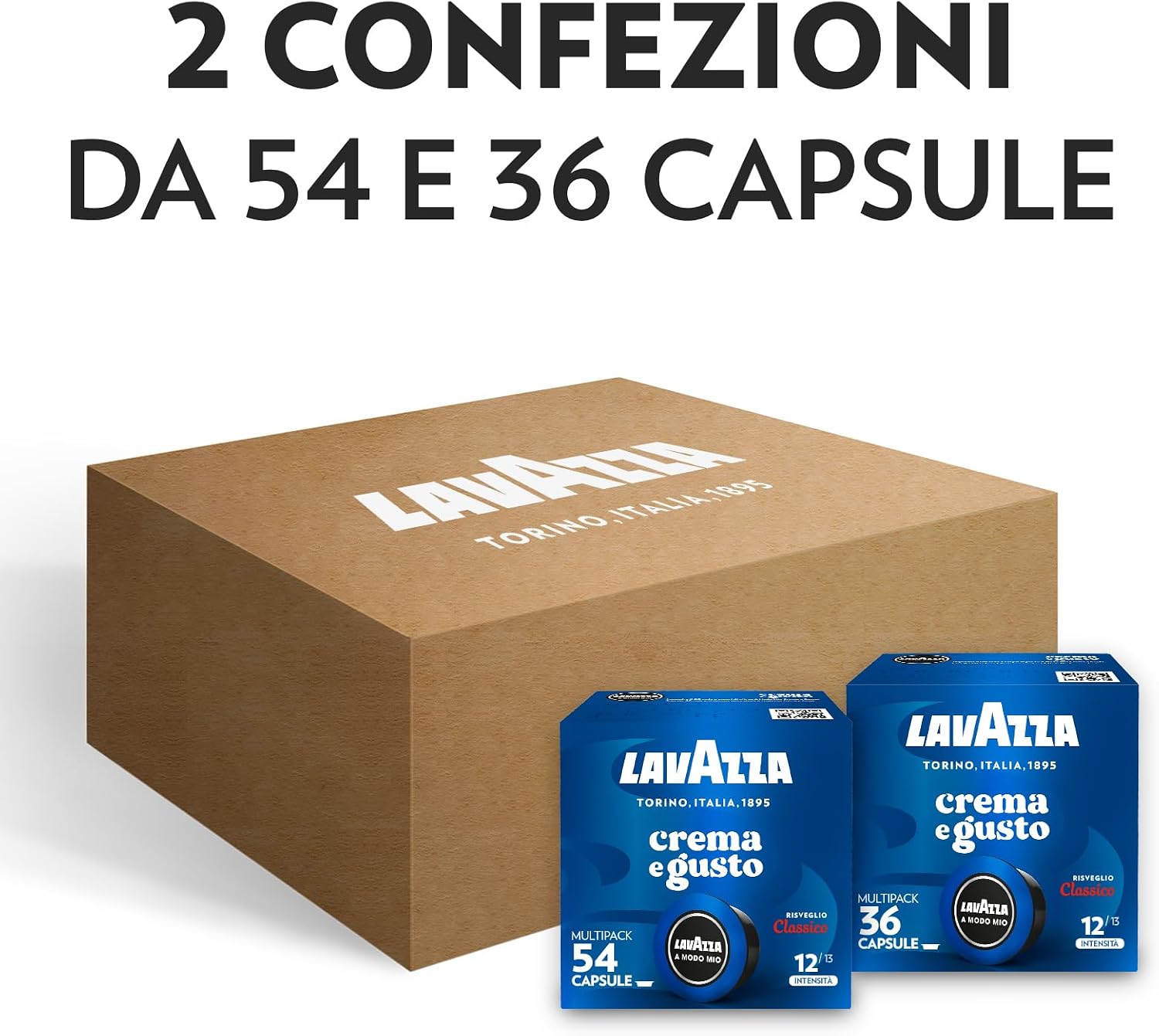 Thumbnail 2 de Lavazza A Modo Mio Crema e Gusto Classico – 90 Capsule