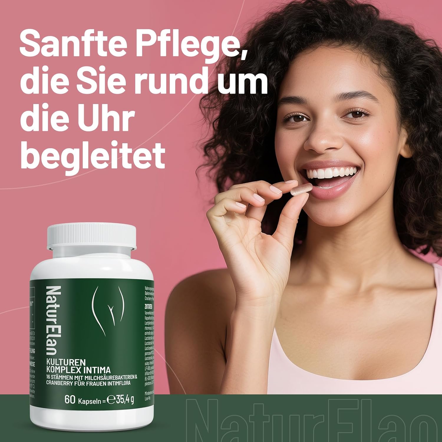 Thumbnail 3 de Kulturen Komplex für Frauen Intimflora mit 16 Bakterienstämmen & Cranberry, 60 Kapseln