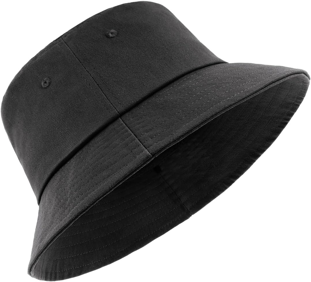 Detalle de Zylioo Reversible Cotton Bucket Hat L/XL/XX-Large with UV Protection
