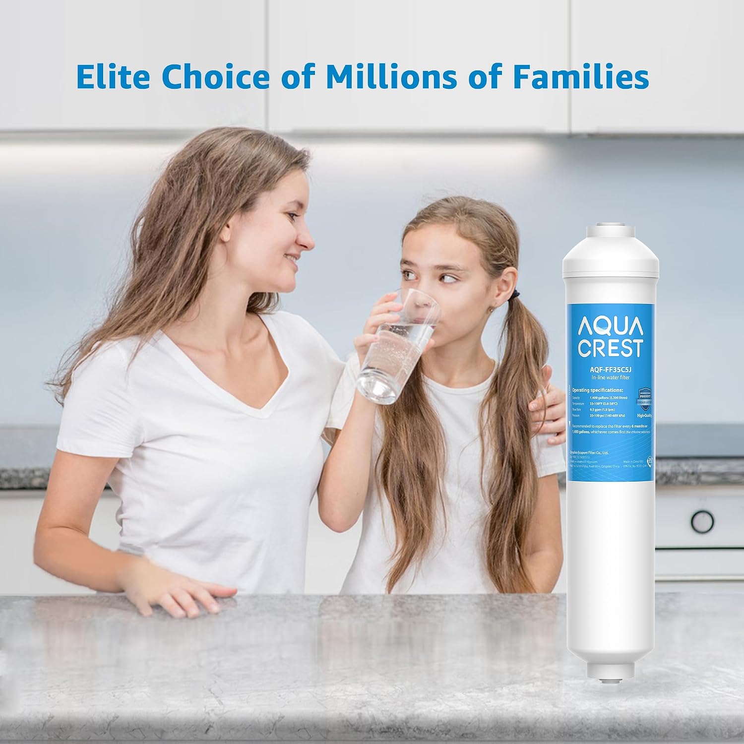 Thumbnail 6 de AQUA CREST Fridge Water Filter Replacement for Samsung DA29-10105J