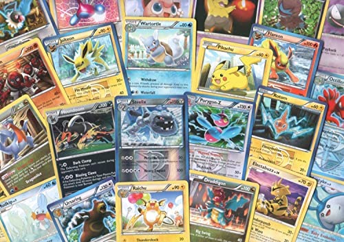 Detalle de Pokémon 100 Assorted Cards with Foils – Multicolor
